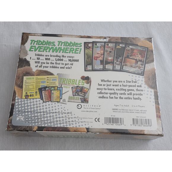 Star Trek Tribbles Customizable Card Game Decipher 2000 Sealed Box - Picture 3 of 3